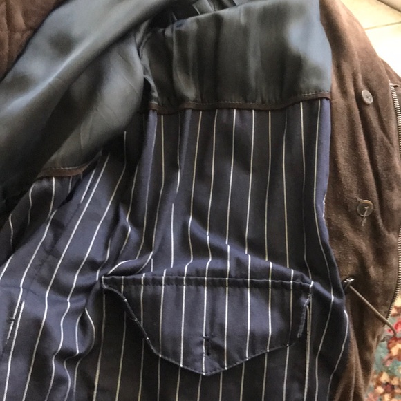 Hickey Freeman men’s quilted suede jacket size L - Picture 10 of 10